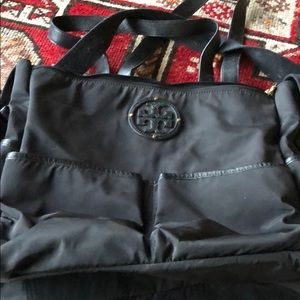 Tory Burch Black diaper bag